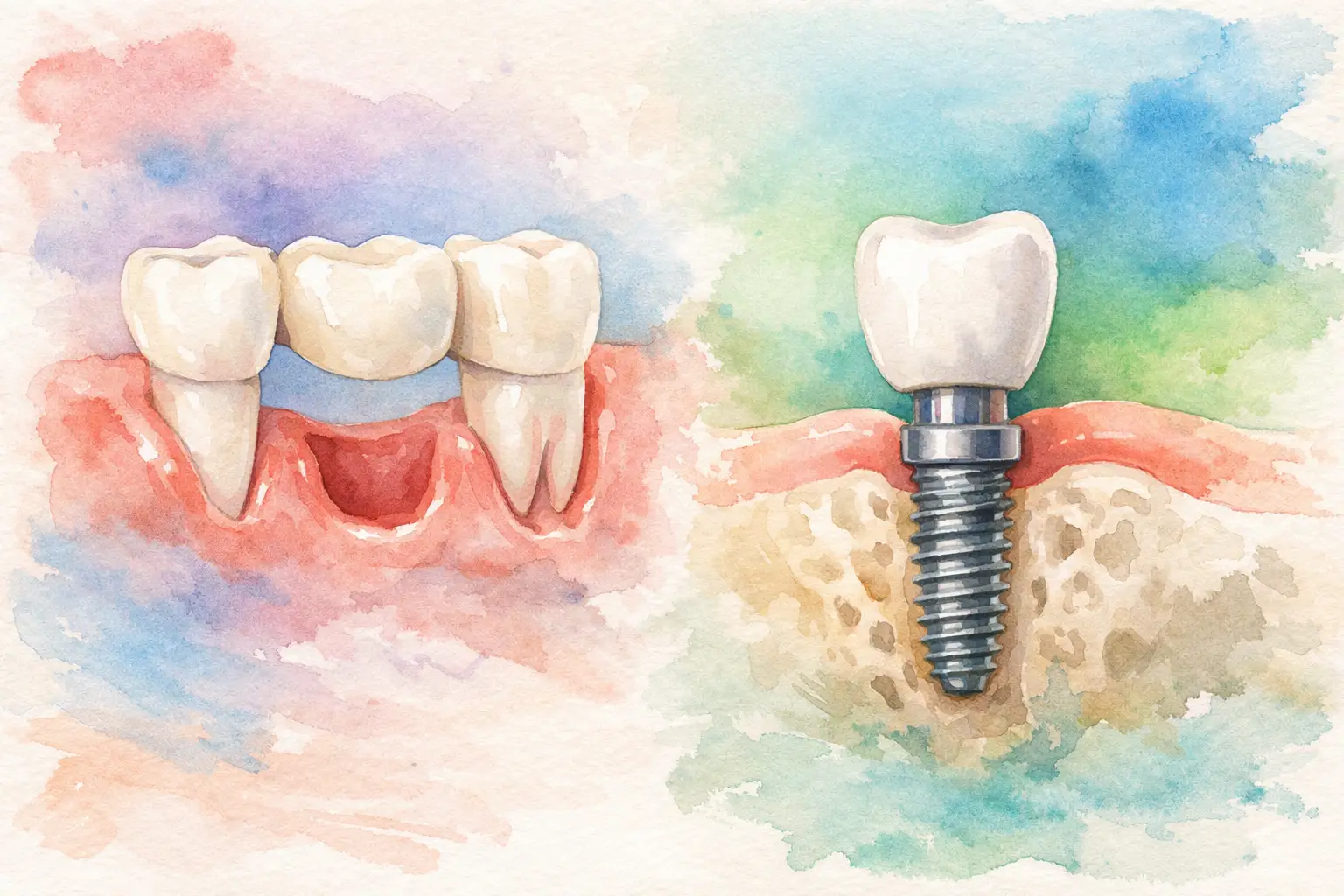Dental Bridge Versus Implant Replacement